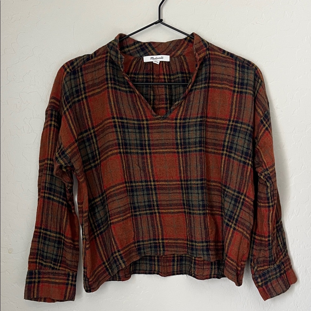 Madewell Plaid Blouse